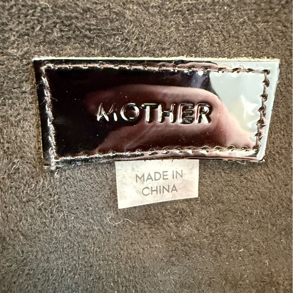 Mother Funnel Neck Ribbed Jacket Women's Small Buffalo Plaid Teatime - Picture 6 of 14